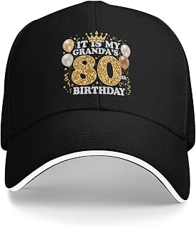 ITIS MYGRANDA'S 80ith Birthday Hat for Men Funny Baseball Hat Funny Birthday Gifts for Women