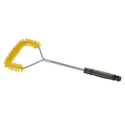 U-Shaped Grill Brush Powered by Scrub Daddy by Mr. Bar-B-Q – Nylon, Black and Yellow, Model 60404SDZ