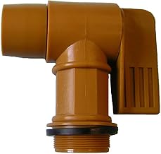 ScopeNEXT HFDT Polyethylene 2" High Flow Drum Faucet (Adapter Not Included)