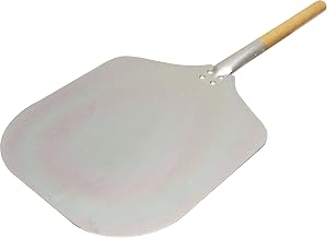Thunder Group ALWDPP3012 Pizza Peel, 30" Long, 12" x 14" Aluminum Blade, Wood Handle, Pack of 12