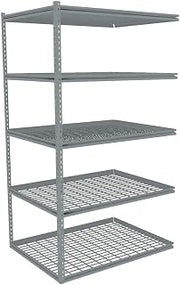 Tennsco ZB7-4836A-5W ZB7-4836A-5W Boltless Shelving: Add-On, Medium-Duty, 48 in x 36 in, 84 in