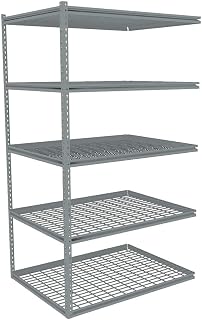 Tennsco ZB7-4836A-5W ZB7-4836A-5W Boltless Shelving: Add-On, Medium-Duty, 48 in x 36 in, 84 in