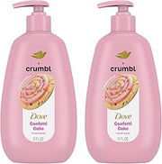 Dove X Crumbl Moisturizing Liquid Hand Wash Confetti Cake | 2-pack, of 12 oz Hand Wash with Pump | Limited Edition (Confetti Cake)