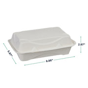 ECO PRODUCTS 9" x 6" / White / Classic Clamshell Take Out Containers