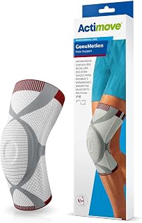 Actimove Professional GenuMotion Knee Brace | Left & Right Compatible Knee Support for Meniscus Tear, Pain, ACL, MCL, Arthritis, Injury Recovery | Men & Women, White, X-Large