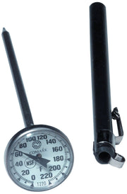 Pocket Dial Food Thermometer by Comark – 1 Count (Pack of 1), Black, Model T220AK