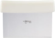 Winco 6" x 3" White Plastic Dough Scraper, Blade, Handle | Restaurant service, Great for Dough Portioning, Bench Cleanup, Pastry Prep and Bakeries