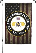 US Chemical Corps Retired Double Sided Flag Outdoor Indoor Lightweight Garden Decor88