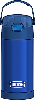THERMOS FUNTAINER Water Bottle with Straw, 12oz, Blue