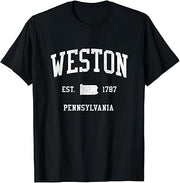 Weston PA Vintage Athletic Sports JS01 T-Shirt