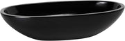 G.E.T. Enterprises M157OV-B 3 qt Black Melamine Bowl Oval | Dishwasher safe, Shatterproof, Restaurant service, Great for Salads, Sides, Pasta and Shared Dishes