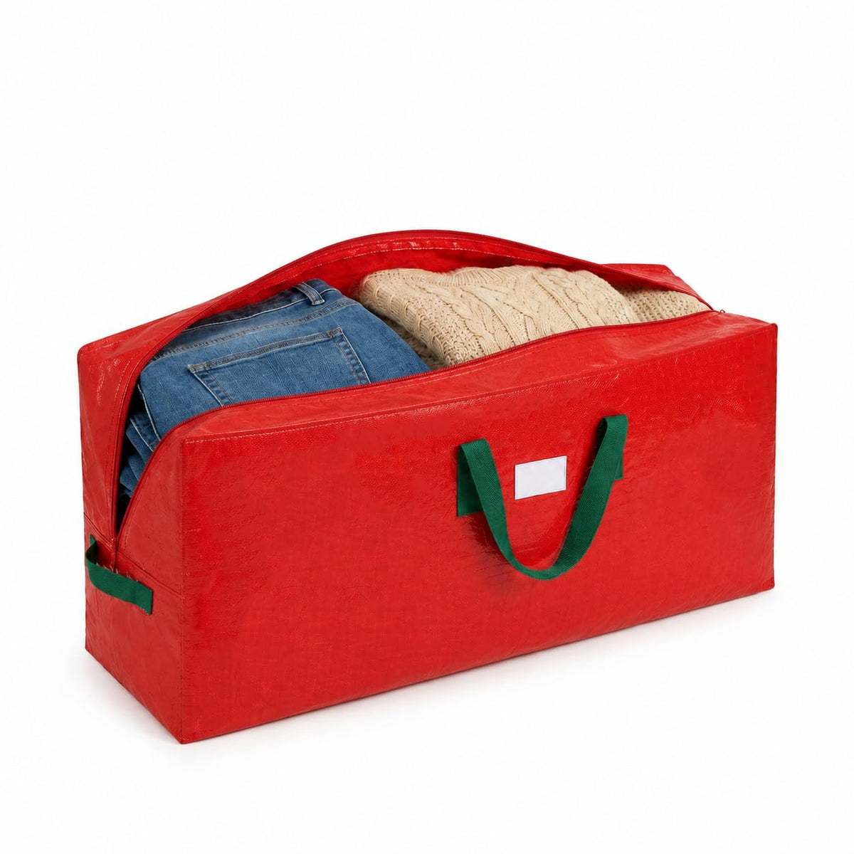 Krysty Christmas Tree Storage Bag, Holds 9 Ft Trees, Red