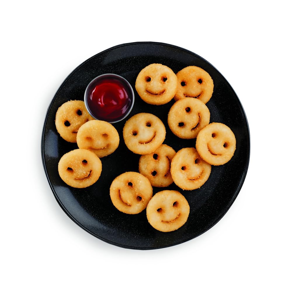 Ore Ida Smiles Fun Shaped Mashed Potato by McCain – 4 Pound (Pack of 6), Pack of 6