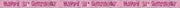Unique Party 90230-12ft Foil Glitz Pink 11th Birthday Banner