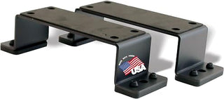 Buyers Products 3024649 Wide Surface Steel Mounting Feet for LED Modular Lights Bar, Emergency Light Bar Mount, Safety Vehicles, Utility/ Work Trucks, UTV Light Bar Mounting Feet, Black