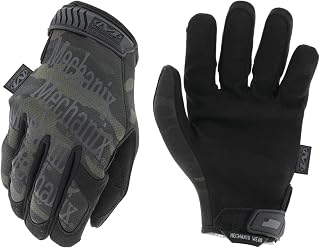 Mechanix Wear The Original Black Multicam Tactical Work Gloves - Touch Capable (Medium)