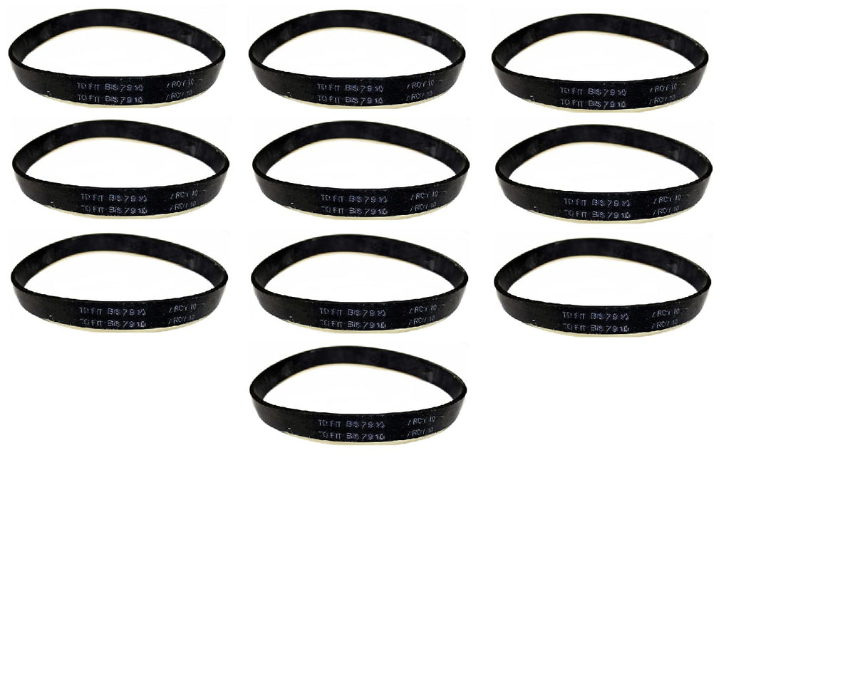 10 Belts for Upright Vacuum Style 7 9 10 12 14 Belt 3031120 & by Bissell – 10 Count (Pack of 1), Plastic, Black, Pack of 10, Model 43178-626140