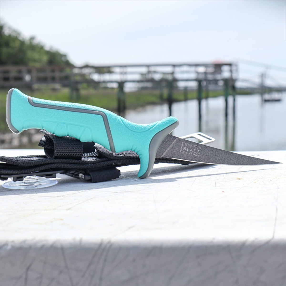 6 in Fishing Fillet Knife by Toadfish – 6", Teal, Model TF1161