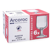 Box 6 glass water glass25CL by Arcoroc – 25CL (25 centiliters), 25.0 centiliters, Glass, Clear, Pack of 6