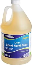 Global Industrial General Purpose Liquid Hand Soap, Floral Scented, Clear