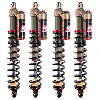 Stage 5 Front & Rear Shocks Compatible With Arctic Cat Xr 550 by Elka Suspension – large, black, Model 10176+10181