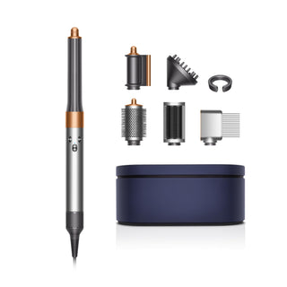 Airwrap Multi-Styler Complete Long Diffuse for Curly and Coily Hair by Dyson – 9 Piece Set, Aluminum, Complete Diffuse for Curly to Coily Hair - Nickel / Copper, Model 453646-01