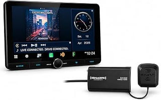 Kenwood DMX1038S 10.1” Touchscreen Car Stereo Radio – Double DIN Bluetooth Receiver | Plus SiriusXM SXV300v1 Connect Vehicle Tuner Kit
