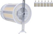 Satco S23139 450W/338W/225W LED Corncob Retrofit Bulb, EX39 Mogul Extended Base, 277-480V, 3000K/4000K/5000K CCT Selectable, 1000W HID Replacement, Ballast Bypass, Step Dimming, DLC, IP54 (6 Pack)