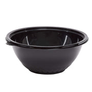 APB160BL Pack N Serve PET Plastic Bowls, 12" Diameter, 160 Ounces Capacity Black, Case of 25 Bowls, Lids Not Included