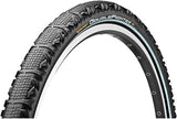 Continental Double Fighter III Urban Mountain Bicycle Tire - Wire Bead (Black - 29 x 2.0)