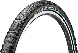 Continental Double Fighter III Urban Mountain Bicycle Tire - Wire Bead (Black - 29 x 2.0)