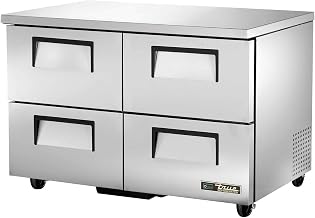 TRUE TUC-48D-4-HC 48" Two Section Undercounter Refrigerator, Four Drawers