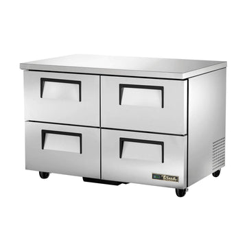 48" Two Section Undercounter Refrigerator by TRUE – 12.0 cubic_feet, Model TUC-48D-4-HC