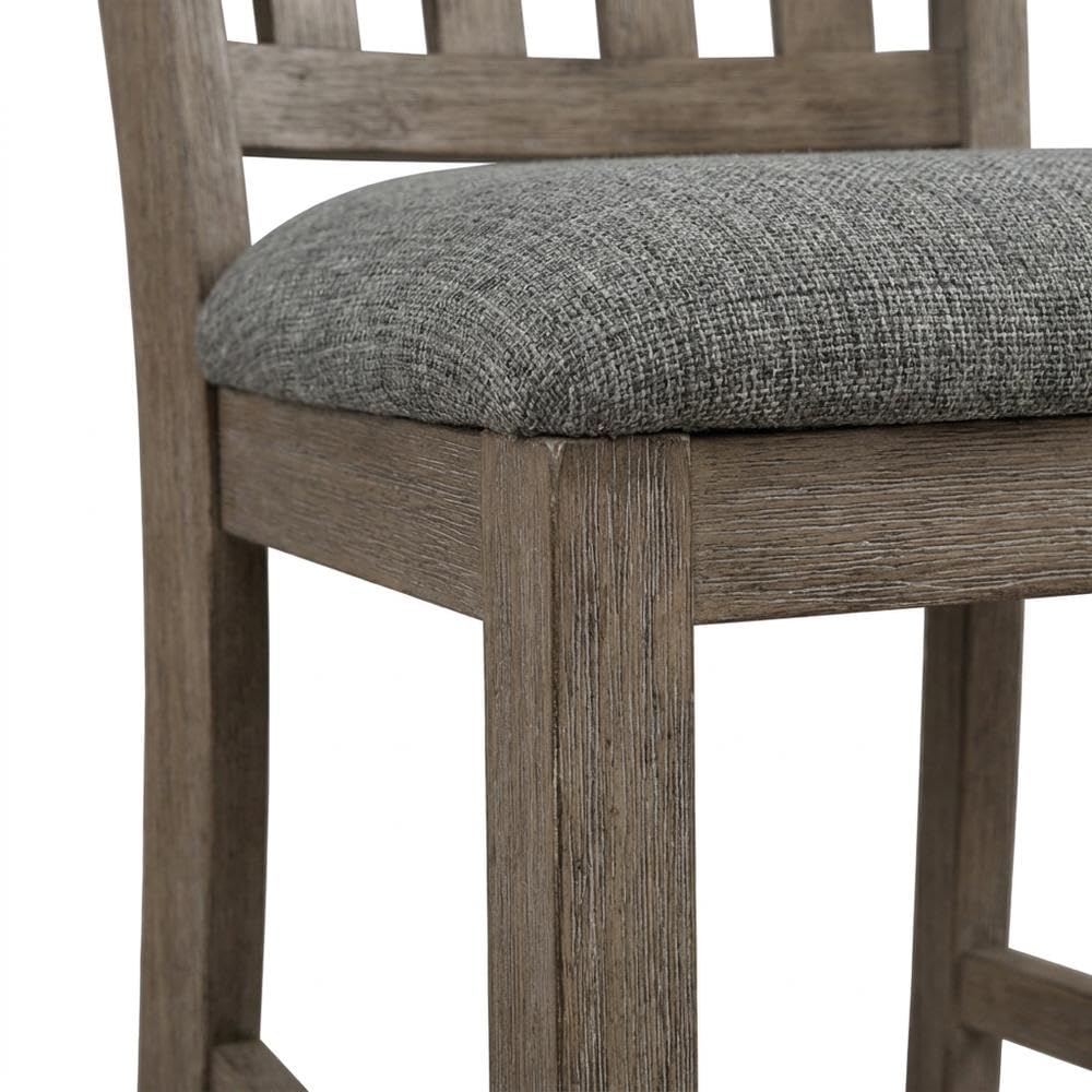Solid Wood Upholstered Dining Chairs Set of by Starlight Canyon Home – Wood, Brown, Pack of 2