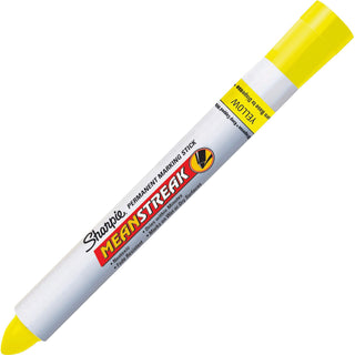 Mean Streak Permanent Marking Stick by Sharpie – 1 Count (Pack of 1), Plastic, Yellow, Model 85005