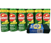With Bleach ~ With 50% More Cleaning Power - 21 Oz Containers ~ (Lemom) by Comet – 21 Ounce (Pack of 1)
