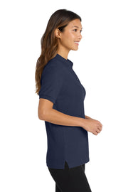 Women's Silk Touch Polo Navy by Port Authority – Medium, Silk, Navy, Model L500
