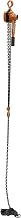 Vestil ELH-15-20 Steel Economy Lever Hoist 20 Ft. Chain Length 1500 Lb. Capacity Orange