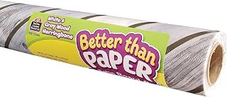 Teacher Created Resources TCR32351 Herringbone White Wood Bb Better Than Paper - 4 Count