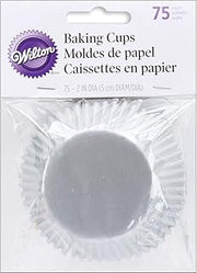 Wilton Assorted Black/White/Silver Standard Baking Cups, 75 Count