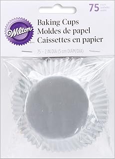 Wilton Assorted Black/White/Silver Standard Baking Cups, 75 Count