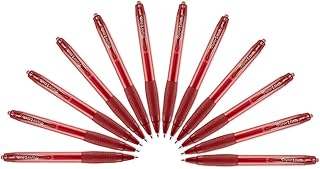 Paper Mate Gel Pens, Medium (0.7mm), Red, 12 Count