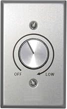 J&D Wall Mount Variable Speed Control Switch 120V Control Up to 2 Fans, 2.5 Amp