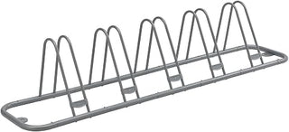 Global Industrial 70" L Single Sided Bicycle Parking Rack, Adjustable, 5-Bike Capacity