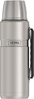 THERMOS Stainless King Vacuum-Insulated Beverage Bottle, 40 Ounce, Matte Stainless Steel