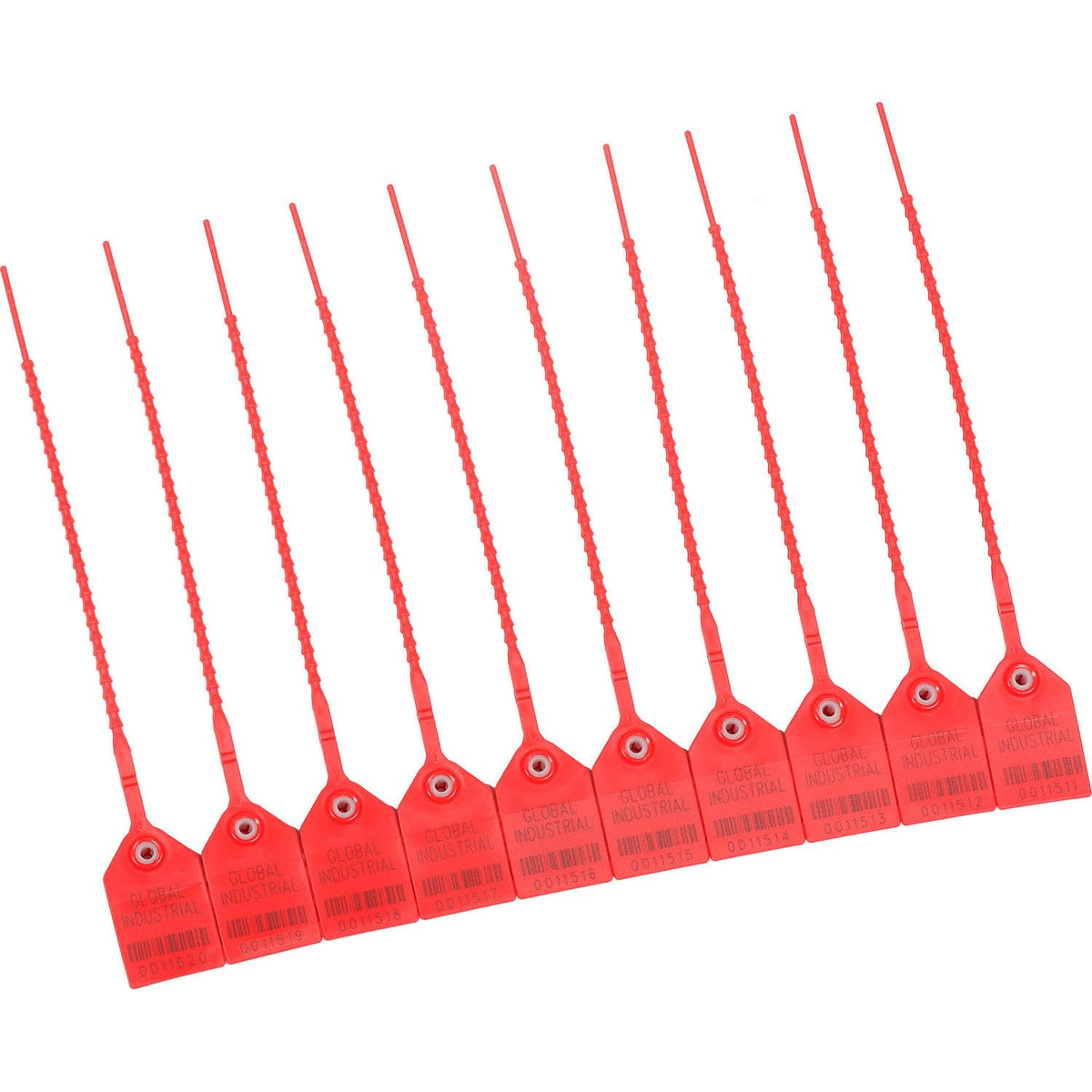 Adjustable Plastic Truck Seal by Global Industrial – Polyethylene, Red, Model HPT13255