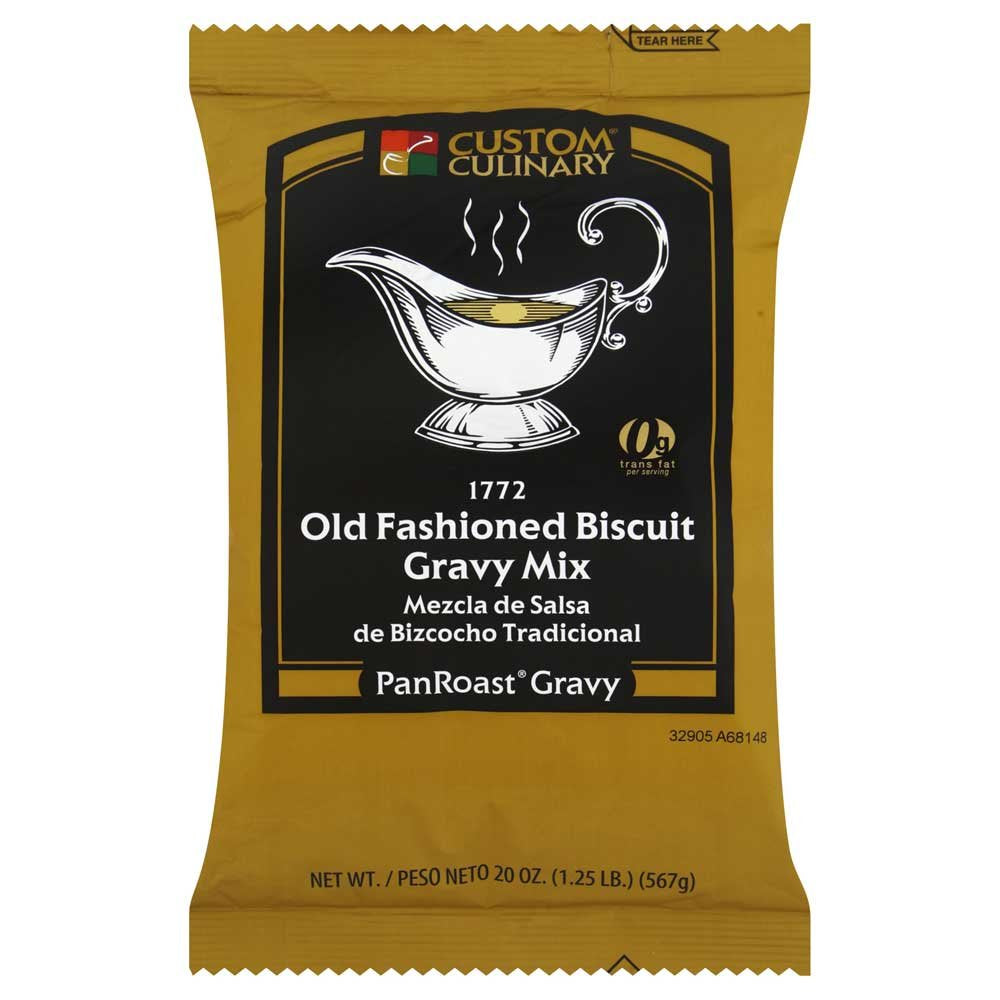PanRoast Old Fashioned Biscuit Gravy Mix by Custom Culinary – Pack of 6
