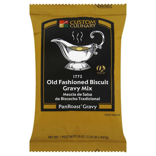 PanRoast Old Fashioned Biscuit Gravy Mix by Custom Culinary – Pack of 6