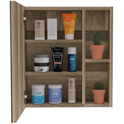 Tuhome Pine / 19.5" H x 17.7" W x 5.4" D / Modern Medicine Cabinets