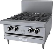 Garland G24-4T G Starfire Pro Series Gas Restaurant Range 24"W with (4) 33,000 BTU Open Burners & Modular Top